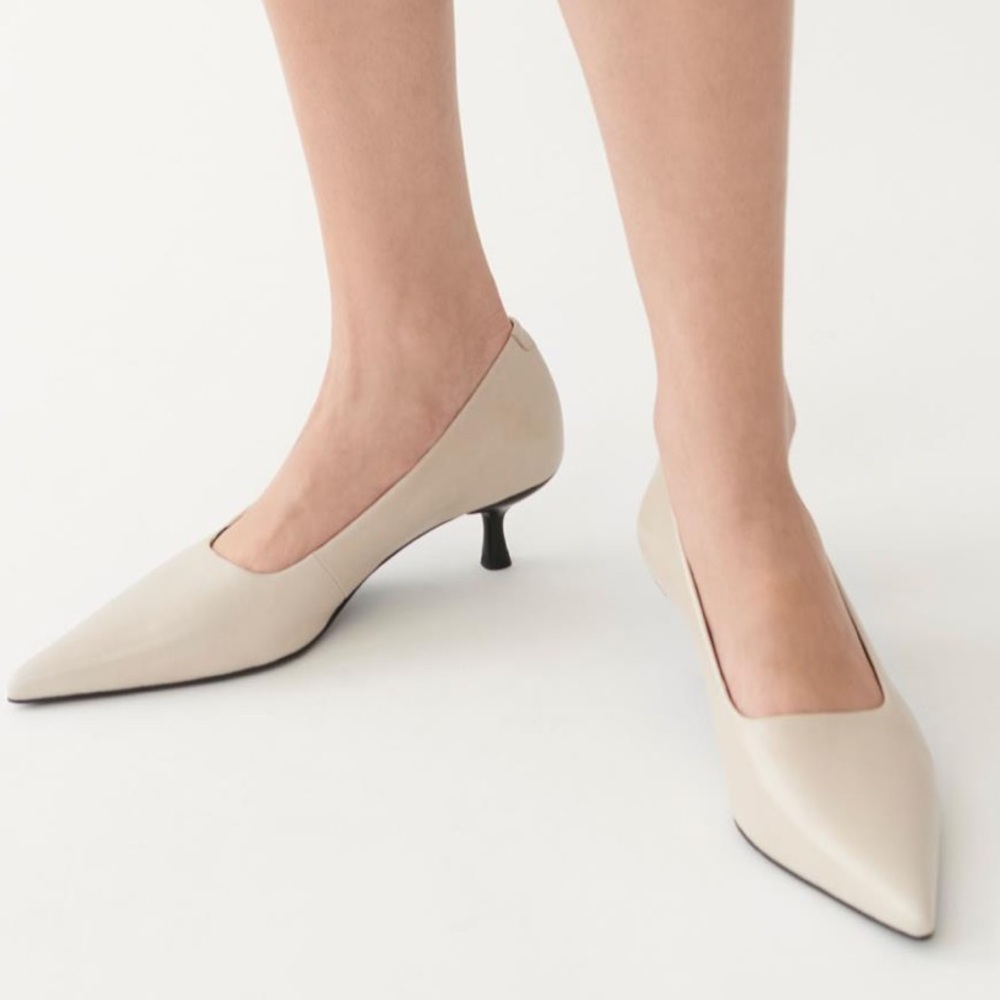Elegant Cream Women's Heels